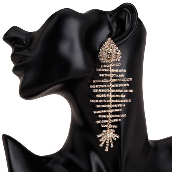 exaggerated multilayer set diamond fishbone earrings female claw chain fashion earrings bohemian style, Silver
exaggerated multilayer set diamond fishbone earrings female claw chain fashion earrings bohemian style, Silver