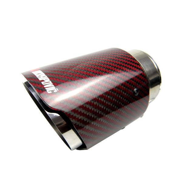 gtparts 1pc akrapovic glossy red carbon fiber car universal exhaust pipe tail end tip muffler tip straight edge for bmw benz audi vw etc
gtparts 1pc akrapovic glossy red carbon fiber car universal exhaust pipe tail end tip muffler tip straight edge for bmw benz audi vw etc