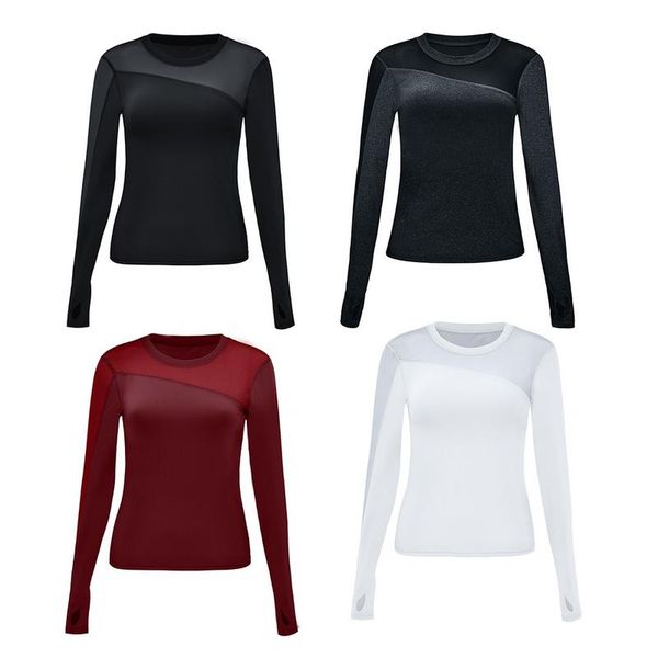yoga clothing women's mesh running fitness long sleeves quick-drying beauty back sportswear breathable fitness suit, White;red
yoga clothing women's mesh running fitness long sleeves quick-drying beauty back sportswear breathable fitness suit, White;red