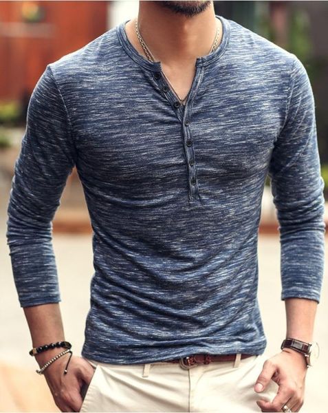 2020 new men henley shirt tee long sleeve stylish slim fit t-shirt button placket casual men outwears popular design, Gray;blue
2020 new men henley shirt tee long sleeve stylish slim fit t-shirt button placket casual men outwears popular design, Gray;blue