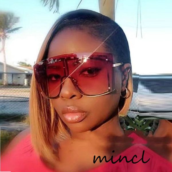 2019 brand oversize sunglasses women exaggerated candy colors frame fashion female shades france sun glasses fml, White;black
2019 brand oversize sunglasses women exaggerated candy colors frame fashion female shades france sun glasses fml, White;black