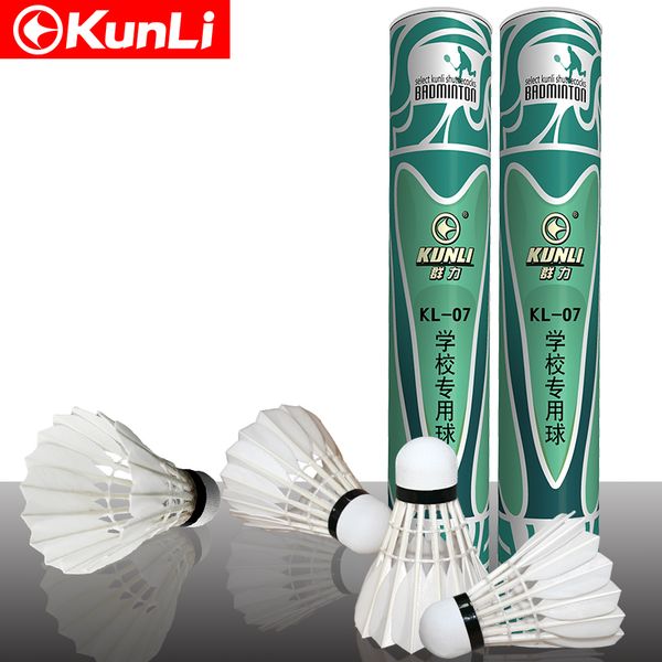 12pcs/tube original kunli-07 shuttlecock badminton straight duck feather shuttlecock pu cork for training ing
12pcs/tube original kunli-07 shuttlecock badminton straight duck feather shuttlecock pu cork for training ing