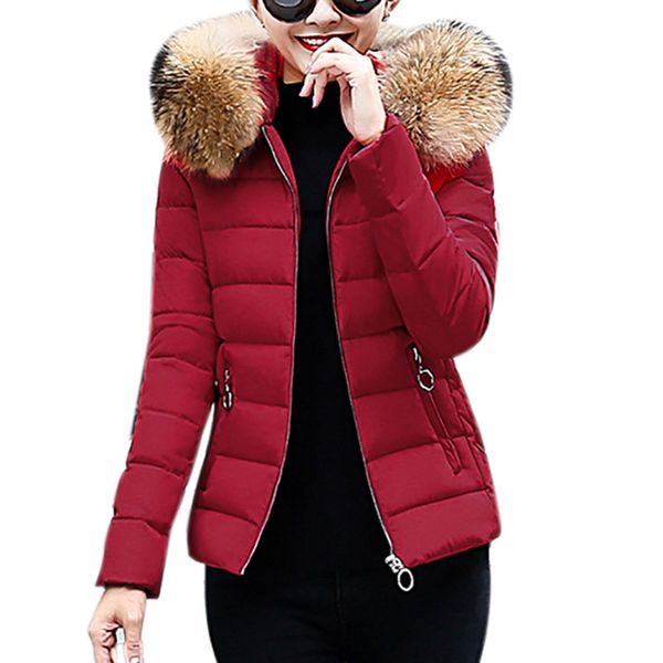 parkas womens winter cotton-padded jackets and coats for women jackets warm faux fur hooded short slim outwear with a hood 9.7, Black
parkas womens winter cotton-padded jackets and coats for women jackets warm faux fur hooded short slim outwear with a hood 9.7, Black