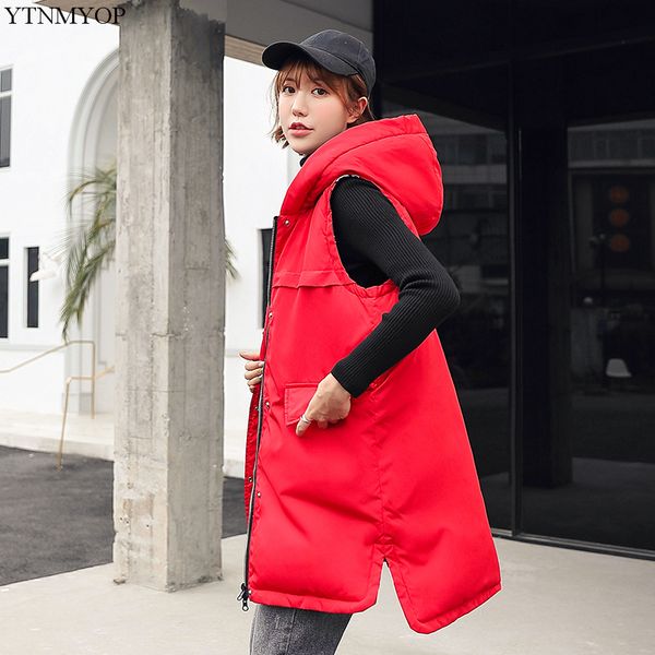ytnmyop winter long waistcoat women 2019 new thick warm sleeveless jacket coat autumn gilet solid oversize vest outwear, Black;white
ytnmyop winter long waistcoat women 2019 new thick warm sleeveless jacket coat autumn gilet solid oversize vest outwear, Black;white