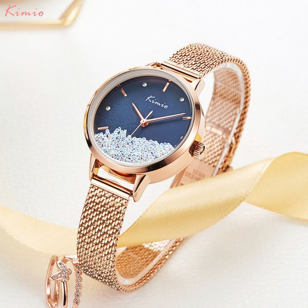 kimio women watch 2020 rose gold women bracelet watch for ladies wrist montre femme, Slivery;brown
kimio women watch 2020 rose gold women bracelet watch for ladies wrist montre femme, Slivery;brown