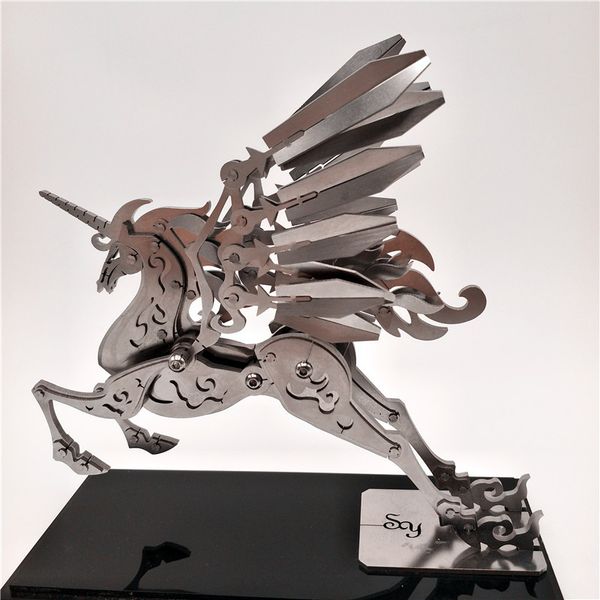 middle sized unicorn 3d steel metal puzzle assemble gift and toy diy and finished model
middle sized unicorn 3d steel metal puzzle assemble gift and toy diy and finished model