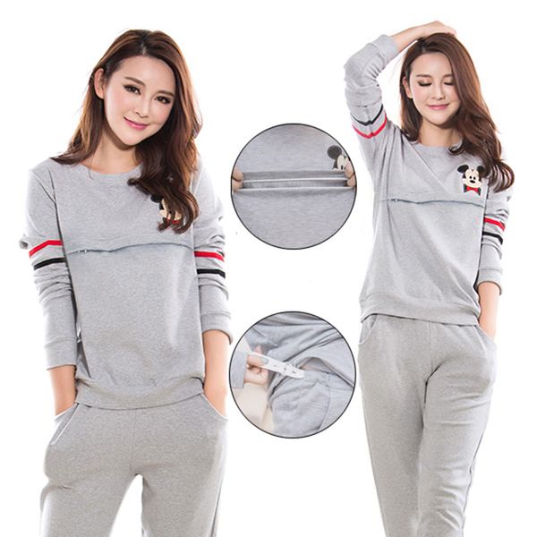 cotton maternity suit +pants sets pregnancy two pieces breast feeding clothes for pregnant women plus size nursing twinset, White
cotton maternity suit +pants sets pregnancy two pieces breast feeding clothes for pregnant women plus size nursing twinset, White