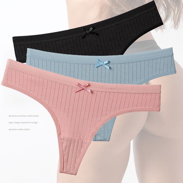 3pcs/lot cotton thongs threaded women panties breathable g string large size seamless sports ladies underwear, Black;pink
3pcs/lot cotton thongs threaded women panties breathable g string large size seamless sports ladies underwear, Black;pink