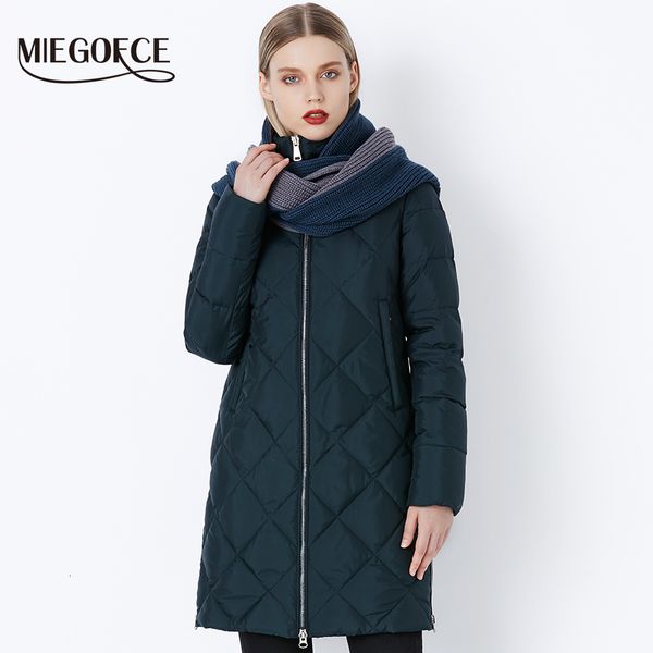 miegofce 2019 new winter women's coat bio fluff outerwear parkas fashion style jacket with scarf warm women coat y190926, Black;white
miegofce 2019 new winter women's coat bio fluff outerwear parkas fashion style jacket with scarf warm women coat y190926, Black;white