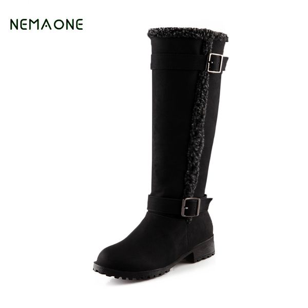 nemaone 2019 new snow boots women warm cotton down shoes waterproof boots fur platform mid calf, Black
nemaone 2019 new snow boots women warm cotton down shoes waterproof boots fur platform mid calf, Black