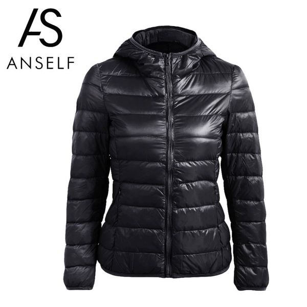 anself winter ultra thin down jacket women autumn hooded duck down jackets plus size long sleeve slim ultra light coat 2019, Black
anself winter ultra thin down jacket women autumn hooded duck down jackets plus size long sleeve slim ultra light coat 2019, Black