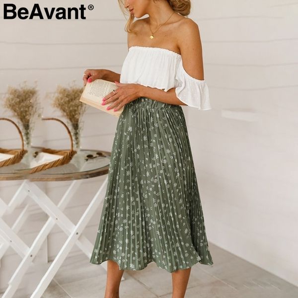 beavant floral print high waist long pleated skirt women holiday beach chiffon summer skirt bohemian loose ladies skirts female, Black;gray
beavant floral print high waist long pleated skirt women holiday beach chiffon summer skirt bohemian loose ladies skirts female, Black;gray