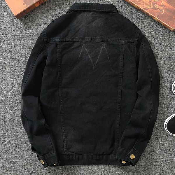 мужские куртки джинсы пальто черный и белый с узором versatile повседневный молодежи coat плюс размер 911, Black;brown 
мужские куртки джинсы пальто черный и белый с узором versatile повседневный молодежи coat плюс размер 911, Black;brown