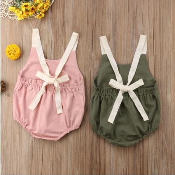 0-24m newborn kid baby girl clothes summer bowknot backless romper casual plain outfits infantil clothing costume, Blue
0-24m newborn kid baby girl clothes summer bowknot backless romper casual plain outfits infantil clothing costume, Blue