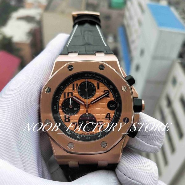 new factory 42mm vk quartz movement chronograph work rose gold leather strap men luminous wristwatches men's watch, Slivery;brown
new factory 42mm vk quartz movement chronograph work rose gold leather strap men luminous wristwatches men's watch, Slivery;brown
