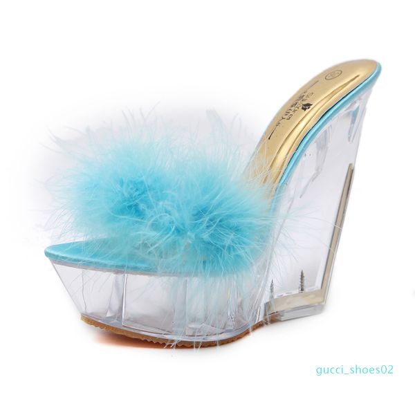 14cm high heel women sandals peep toe transparent wedges women sandals anti-slip fashion women sandals g02, Black
14cm high heel women sandals peep toe transparent wedges women sandals anti-slip fashion women sandals g02, Black