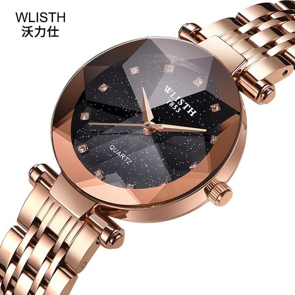 women's watches wlisth brand fashion trend starry ladies watch stuents quartz watch female wristwatch, Slivery;brown
women's watches wlisth brand fashion trend starry ladies watch stuents quartz watch female wristwatch, Slivery;brown