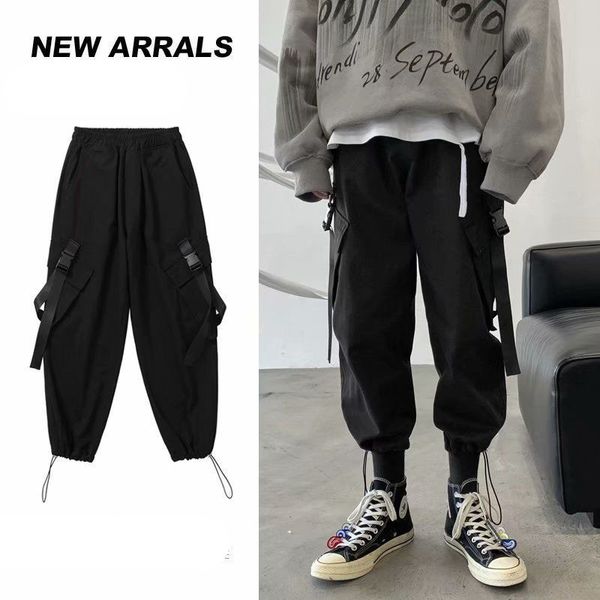 модные мужские шаровары slim fit urban style hip hop пэчворк карманные брюки с манжетами бегуны брюки для мужчин, Black
модные мужские шаровары slim fit urban style hip hop пэчворк карманные брюки с манжетами бегуны брюки для мужчин, Black