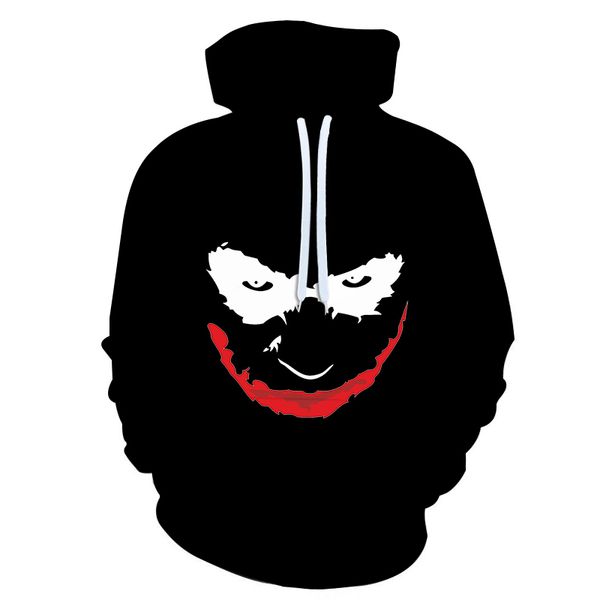 smiling joker fashion design mens hoodies and sweatshirts hip hop and street wear style punk hoodies men, Black
smiling joker fashion design mens hoodies and sweatshirts hip hop and street wear style punk hoodies men, Black