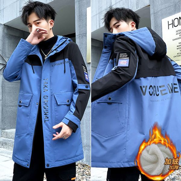 куртка мужская 2019 осень и зима новый мужской плюс бархатная куртка корейская версия тенденции молодых мужчин куртка мужская ветровка a1, Black;brown 
куртка мужская 2019 осень и зима новый мужской плюс бархатная куртка корейская версия тенденции молодых мужчин куртка мужская ветровка a1, Black;brown