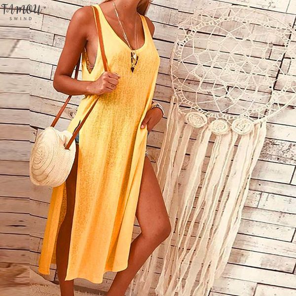 fashion summer bohemian split long dress strap sleeveless loose casual beach dress women party beach dress vestido de festa, Black;gray
fashion summer bohemian split long dress strap sleeveless loose casual beach dress women party beach dress vestido de festa, Black;gray