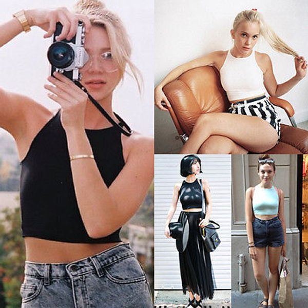 новая мода сексуальные женщины bodycon push up растениеводство топы без рукавов сексуальные летние топы 5 цвет топы танк жилет, White
новая мода сексуальные женщины bodycon push up растениеводство топы без рукавов сексуальные летние топы 5 цвет топы танк жилет, White