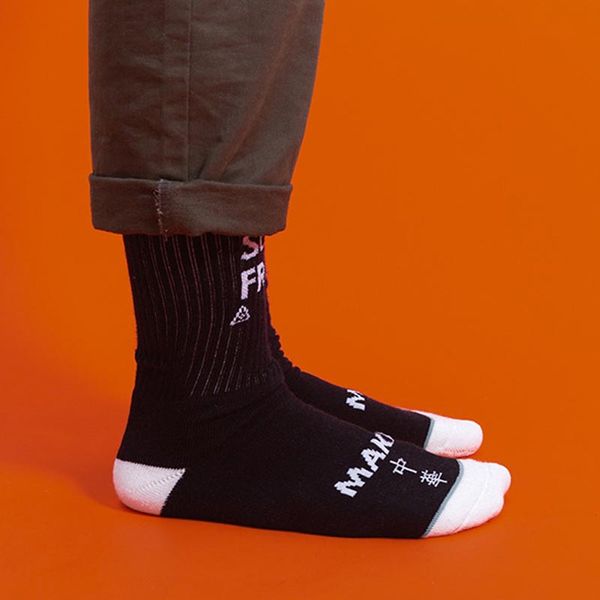 spring autumn socks men women streetwear letter printed socks harajuku dress breathable, Black
spring autumn socks men women streetwear letter printed socks harajuku dress breathable, Black