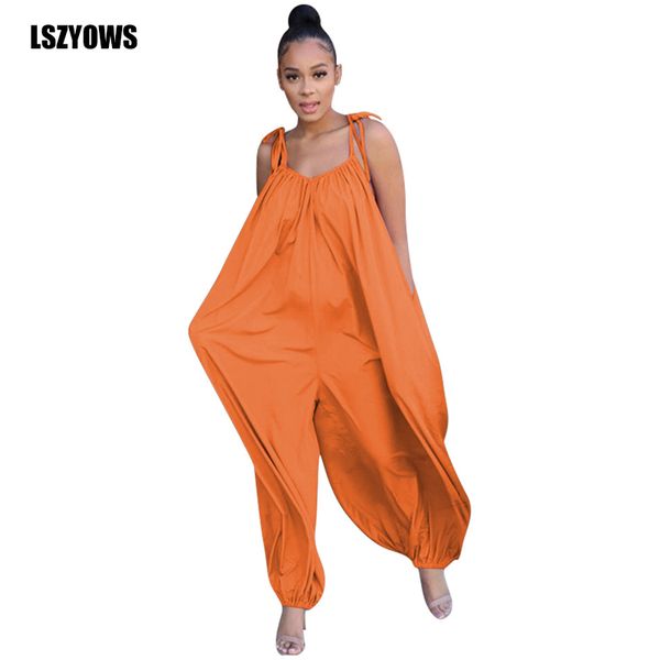 women summer spaghetti straps loose jumpsuit romper solid sleeveless pockets casual wide leg pants long playsuits beach overalls, Black;white
women summer spaghetti straps loose jumpsuit romper solid sleeveless pockets casual wide leg pants long playsuits beach overalls, Black;white