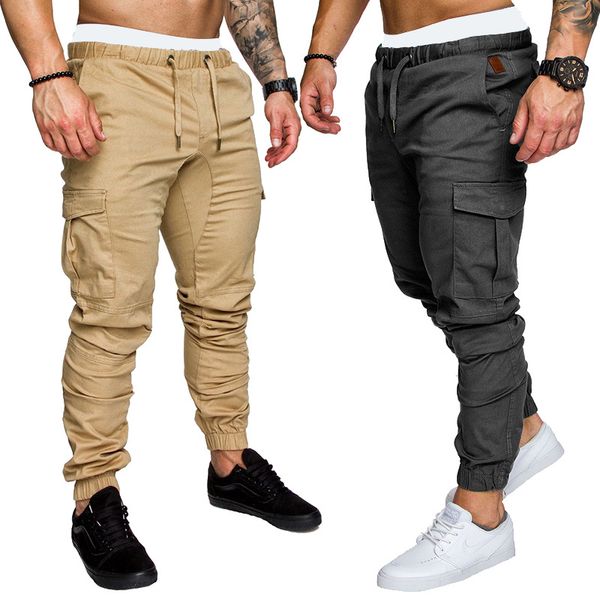 2020 new men running pants sport joggers trousers multi-pocket jogging pants men sweatpants gym workout running trousers, Black;blue
2020 new men running pants sport joggers trousers multi-pocket jogging pants men sweatpants gym workout running trousers, Black;blue