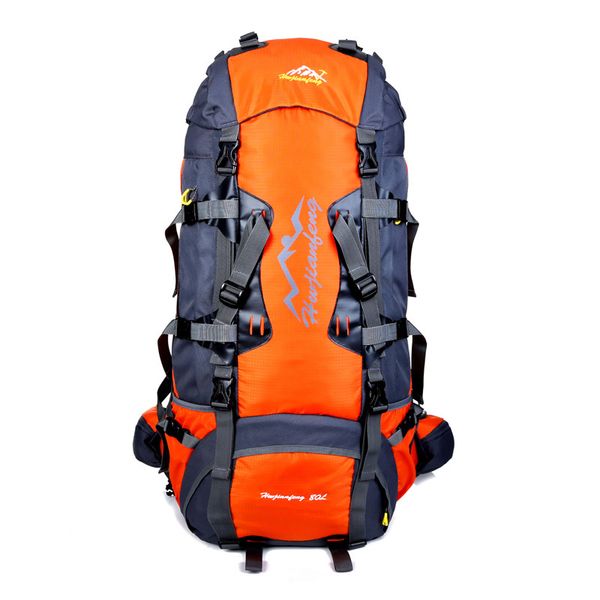 80l outdoor mountaineering bag metal frame climbing rucksack hiking backpack camping waterproof treking bags rain cover
80l outdoor mountaineering bag metal frame climbing rucksack hiking backpack camping waterproof treking bags rain cover