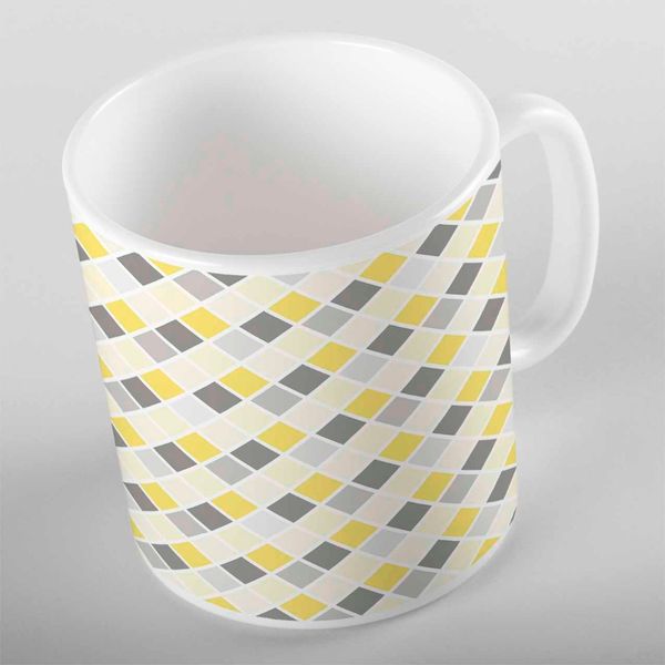 else gray black white modern geometrics nordec tiles 3d print gift ceramic drinking water bear coffee cup mug kitchen