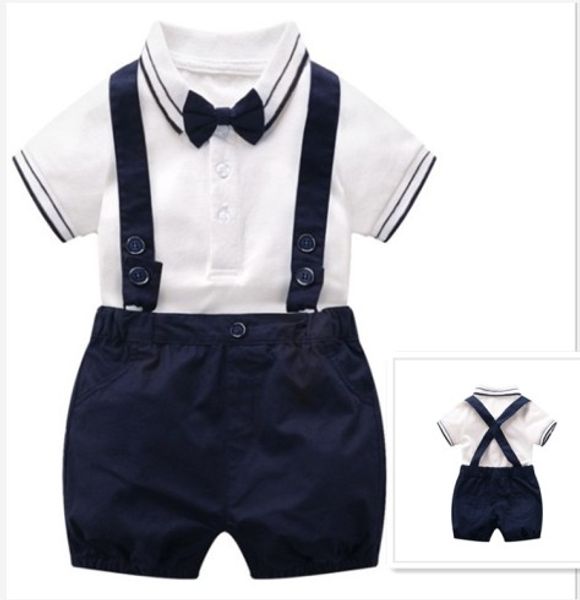 2020 New Baby Boys Gentleman Style Clothing Sets Summer Toddler Rompers with Bowtie+suspender Pants 2pcs Set Infant Suit Newborn Outfits, As picture
2020 New Baby Boys Gentleman Style Clothing Sets Summer Toddler Rompers with Bowtie+suspender Pants 2pcs Set Infant Suit Newborn Outfits, As picture