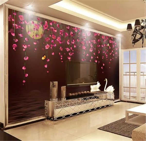 2019 new 3d wallpaper romantic rose flower tv background wall hd digital printing moisture wall paper
2019 new 3d wallpaper romantic rose flower tv background wall hd digital printing moisture wall paper
