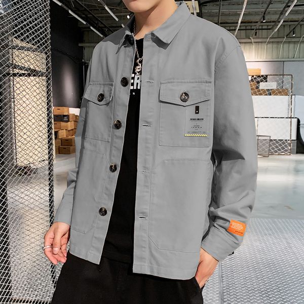 spring and autumn new style pure cotton jacket men's teenager korean-style casual workwear men fold-down collar popular brand me, Black;brown
spring and autumn new style pure cotton jacket men's teenager korean-style casual workwear men fold-down collar popular brand me, Black;brown