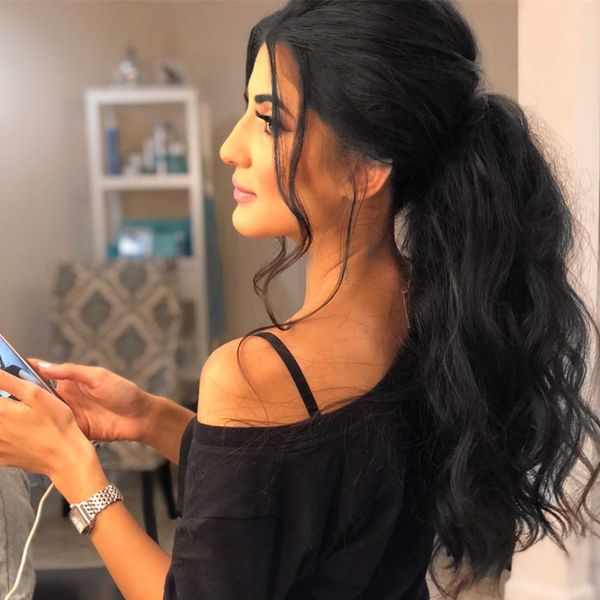 hair piece ponytail drawstring extension wavy voluminous nature looking 100% real human hair 140g full end 16" natural black 1b
hair piece ponytail drawstring extension wavy voluminous nature looking 100% real human hair 140g full end 16" natural black 1b