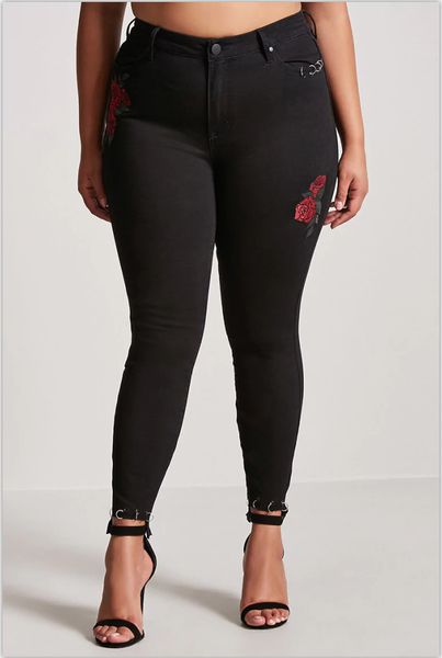 2019 explosion models add fertilizer to increase slim slimming denim pants selling embroidery hole big flower feet pants, Blue
2019 explosion models add fertilizer to increase slim slimming denim pants selling embroidery hole big flower feet pants, Blue