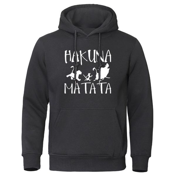 новый король лев акуна матата толстовка толстовка мужчины смешной tracksuit осень зима руна теплый пуловер harajuku streetwear, Black
новый король лев акуна матата толстовка толстовка мужчины смешной tracksuit осень зима руна теплый пуловер harajuku streetwear, Black