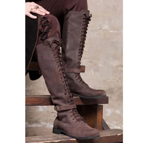women's boots women's shoes high boots large size high tube female men's renaissance knight, Black
women's boots women's shoes high boots large size high tube female men's renaissance knight, Black