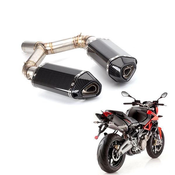 motorcycle full system carbon fiber exhaust slip-on for aprilia shiver 750 shiver750 with muffler middle contact pipe
motorcycle full system carbon fiber exhaust slip-on for aprilia shiver 750 shiver750 with muffler middle contact pipe