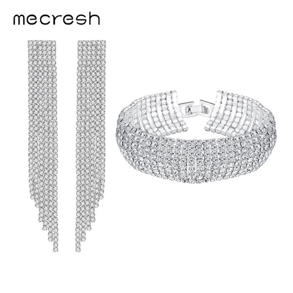 mecresh rhinestone tassel earrings bracelet set bridal wedding jewelry silver color drop earrings tennis bracelet sets 424+341-8, Slivery;golden
mecresh rhinestone tassel earrings bracelet set bridal wedding jewelry silver color drop earrings tennis bracelet sets 424+341-8, Slivery;golden