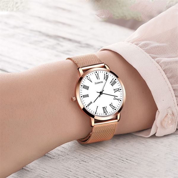 new women's watches golden border thin dial ladies fashion analog quartz wristwatch mesh strap clock casual dress montre femme@5, Slivery;brown
new women's watches golden border thin dial ladies fashion analog quartz wristwatch mesh strap clock casual dress montre femme@5, Slivery;brown