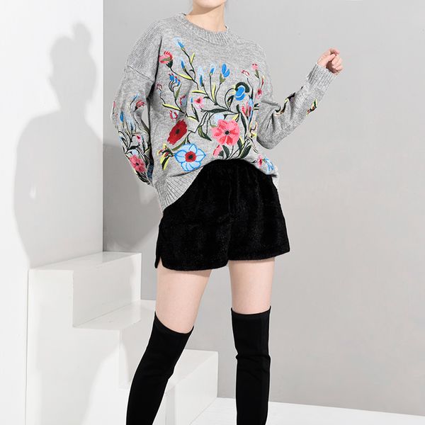 lanmrem 2019 korean autumn winter fashion new solid color round collar full sleeve loose embroidered sweater women v74702, Tan;black
lanmrem 2019 korean autumn winter fashion new solid color round collar full sleeve loose embroidered sweater women v74702, Tan;black