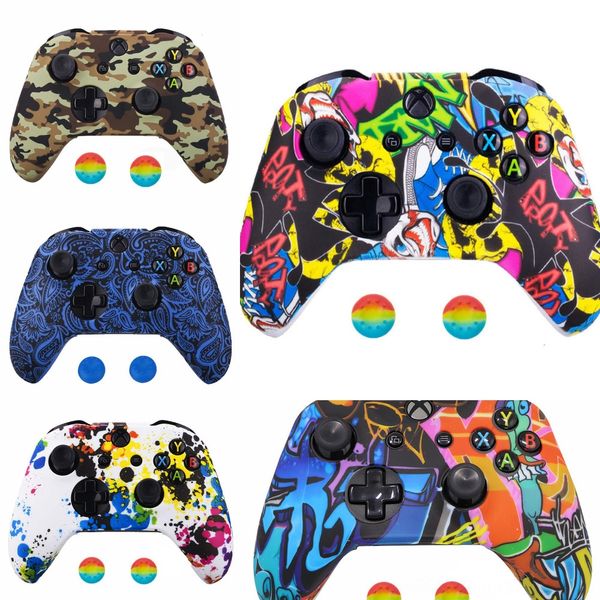 zelri 1set silicone cap case for grips protective cover xbox one x s gaming controller
zelri 1set silicone cap case for grips protective cover xbox one x s gaming controller