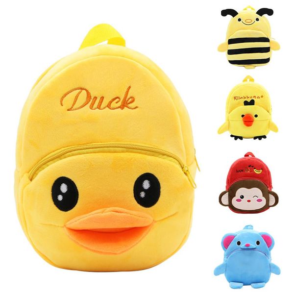 cartoon anti-lost elephant monkey bee duck backpack kids kindergarten schoolbag
cartoon anti-lost elephant monkey bee duck backpack kids kindergarten schoolbag