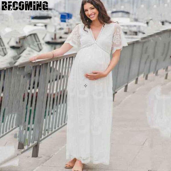 pregnancy dress for p shoot maternity gown dress v neck lace maxi gown plus size pregnant women clothes, White
pregnancy dress for p shoot maternity gown dress v neck lace maxi gown plus size pregnant women clothes, White