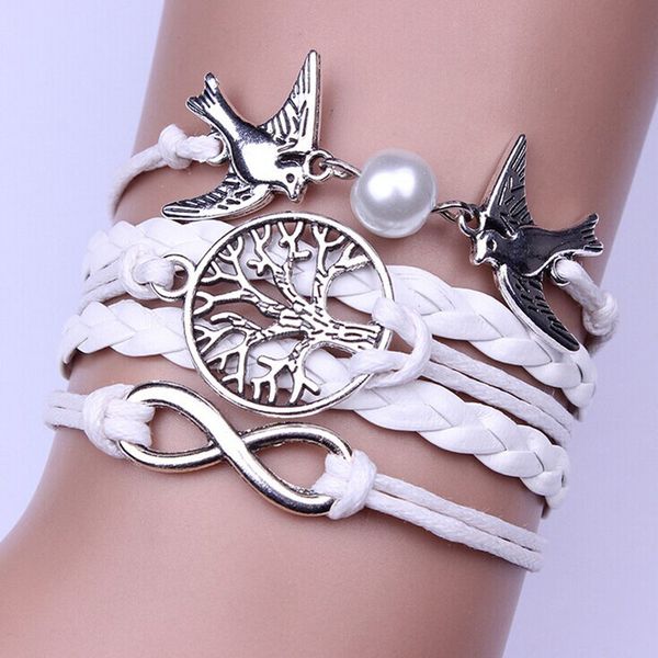 bracelets for women pulseira masculina accessories charm handmade adjustable pigeon leather multilayer bracelet wristband, Black
bracelets for women pulseira masculina accessories charm handmade adjustable pigeon leather multilayer bracelet wristband, Black