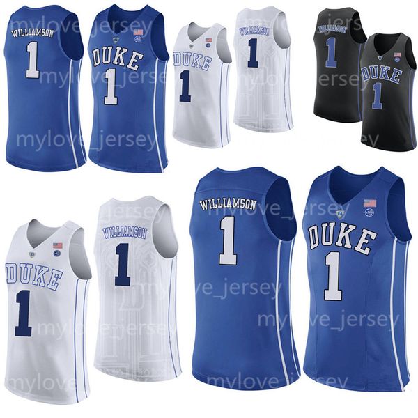 ncaa duke 1 zion уильямсон белый синий колледж баскетбольное zoxliychviozxcv вышивки прошитой джерси бесплатная доставка, Black
ncaa duke 1 zion уильямсон белый синий колледж баскетбольное zoxliychviozxcv вышивки прошитой джерси бесплатная доставка, Black