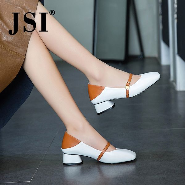 jsi women shoes square heel buckle strap genuine leather spring autumn ladies flats mixed colors shallow basic women shoes jo347, Black
jsi women shoes square heel buckle strap genuine leather spring autumn ladies flats mixed colors shallow basic women shoes jo347, Black