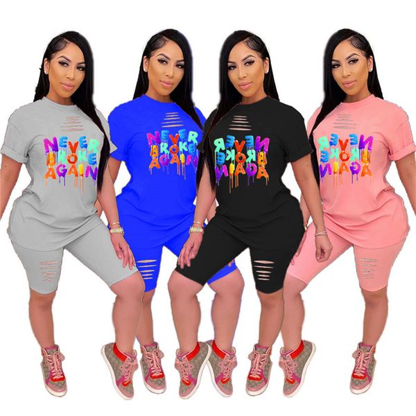 summer women tracksuit outfits casual short sleeved pullover t-shirt +shorts 2 pieces sets ladies print ripped sportswear new s-5xl d52205ly, Gray
summer women tracksuit outfits casual short sleeved pullover t-shirt +shorts 2 pieces sets ladies print ripped sportswear new s-5xl d52205ly, Gray