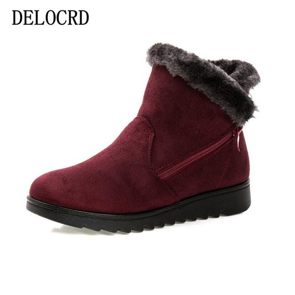 women zip winter snow boots ladies warm fur suede wedge ankle boot female 2019 fashion casual shoes comfort footwear plus size mx200324, Black
women zip winter snow boots ladies warm fur suede wedge ankle boot female 2019 fashion casual shoes comfort footwear plus size mx200324, Black